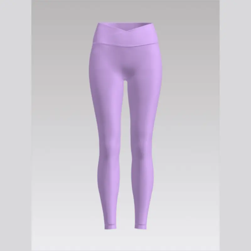 Outpace Custom Women's High Waisted Crossover Solid Leggings Bootcut Seamless Yoga Leggings Wholesale