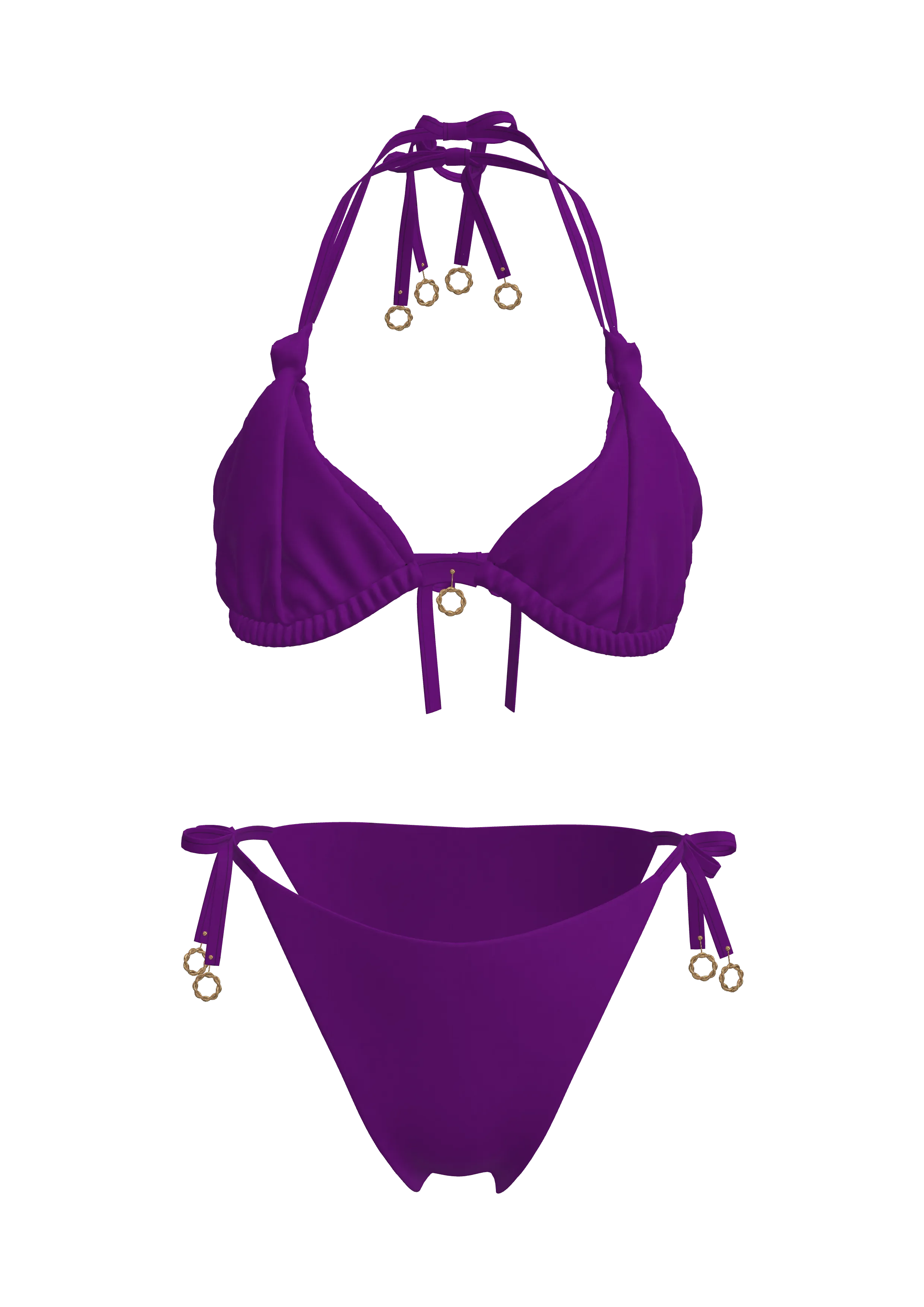 string bikini suit
